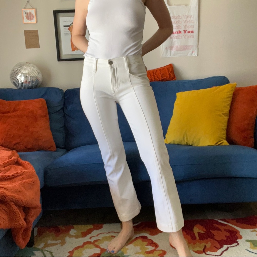 Lucky brand cropped flares
